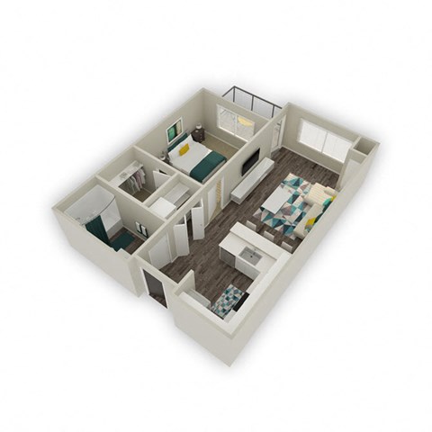 Pennsy Floor Plan at The Zeller, Utah, 84115